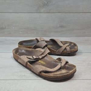 Birkenstock Women's Loop Toe Mayari Sandals Flats Shoes Sz 40/9 Narrow
